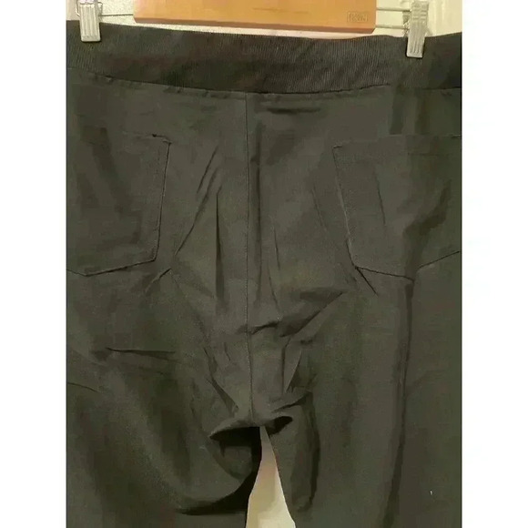 Women's Black Drawstring Waist Jogger Pants with Pockets NWT Size 2XL - Picture 5 of 10